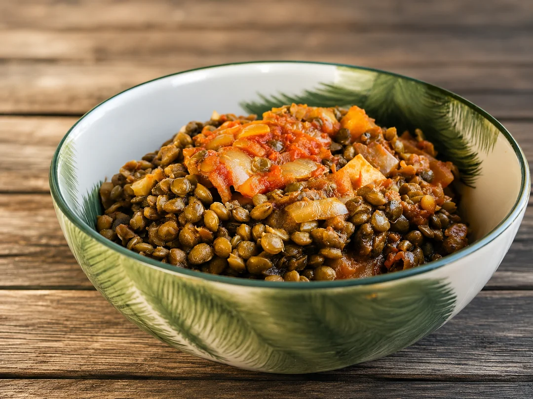 Dahl facile de lentilles vertes