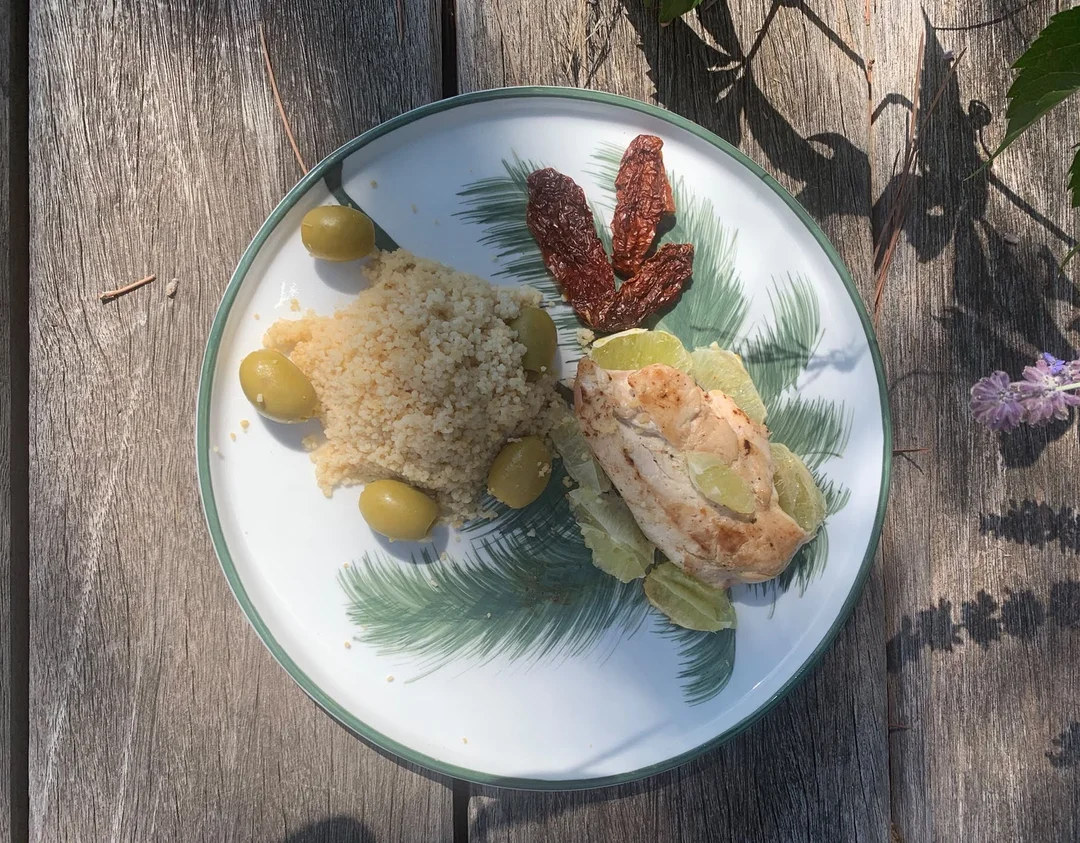 Poulet aux olives